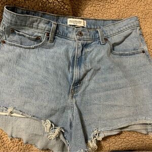 Abercrombie denim shorts size 32/14